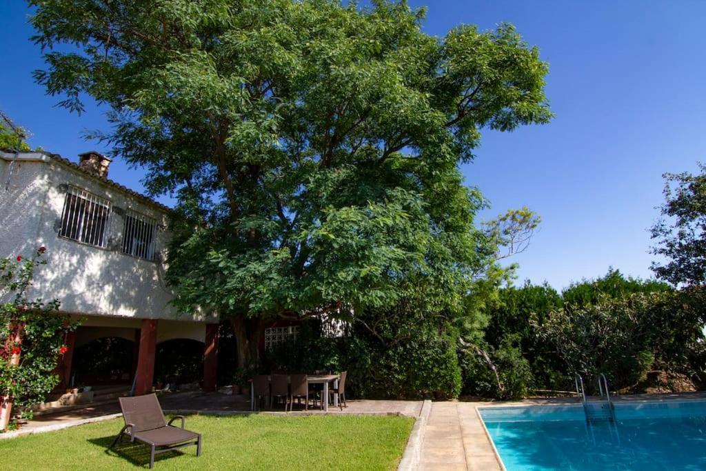 Charming House With Private Tennis Court And Pool Catadau Eksteriør bilde
